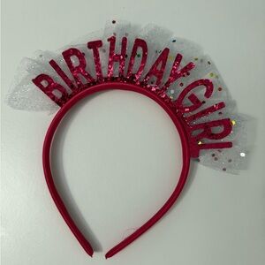 Birthday Girl Headband - Pink